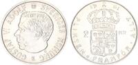 Schweden 2 Kronen Silber Gustav VI. Adolf -
