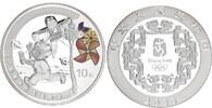 China 10 Yuan 1oz Silber XXIX Olympische Sommerspiele, Peking 2008-Kind mit Drachen -