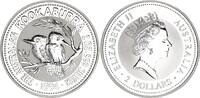 Australien 2 Dollar 2oz Silber Kookaburra -