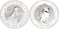 Australien 2 Dollar 2oz Silber Australischer Kookaburra /auf dem Baumstumpf -