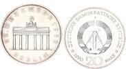 Deutschland / DDR 20 Mark Silber Brandenburger Tor -