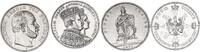 Preußen - Altdeutschland 2 x 1 Taler Silber Wilhelm I - Sieg über Frankreich+Krönungstaler Wilhelm I. und Augusta -