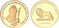 Kongo 20 Francs Papst 1/25oz Gold -