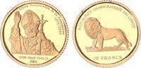 Kongo 20 Francs Papst 1/25oz Gold -