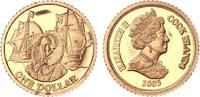 Cook Islands 1 Dollar 1/25 oz Gold Queen Elisabeth II. -