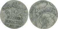 Preußen 1/12. Taler Preußen 1/12 Taler ca. 1770 Fehlprägung Doppelschlag zweimal geprägt Picture