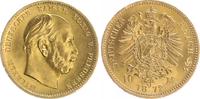 Preußen 10 Mark Gold Preußen 10 Mark 1872A Wilhelm I. J.242 st Picture