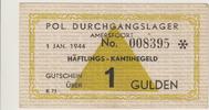 Konzentrationslager / Durchgangslager AMERSFOORT 1 Gulden Lagergeld Konzentrationslager / Durchgangslager AMERSFORT 1 Gulden Häftlings-Kantinengeld