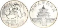 China 10 Yuan 10 Yuan 1989 Panda China ST Silber 999 1 Unze