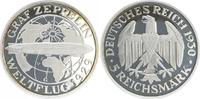 Deutschland / Weimar 5 Reichsmark Zeppelin offizielle Neupräg Weimar 5 Reichsmark Zeppelin 1930 G PP offizielle Neuprägung