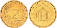 Deutschland / Bundesrepublik 20 Cent Fehlprägung Prägeschwäche Deutschland / Bundesrepublik 20 Cent Prägeschwäche ohne Münzzeichen