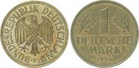 Deutschland 1 DM 1 DM Kursmünze 1954 F vz-st, schöne Tönung