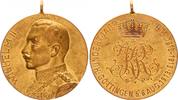 Deutschland / Göttingen 100 Jahrfeier 5.-6. August 1913 Messingmedaille vergoldet Göttingen 100 Jahrfeier 5.-6. August 1913, Wilhelm II.