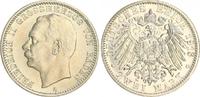 Deutschland / Kaiserreich / Baden 2 Mark Baden 2 Mark J.38 1913 G Silbermünze Friedrich II. f.st