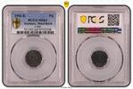 Germany, Third Reich Pfennig Drittes Reich 1 Pfennig 1941 E fast Stempelglanz PCGS zertifiziert -