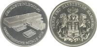 Deutschland / Bundesrepublik Medaille / Rs: Stempel 3 Mark Hamburg Hamburger Münze: Grundsteinlegung, Rs: Stempel 3 Mark Hamburg , -