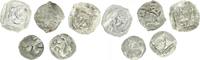 Süddeutschland Lot 5 Süddeutsche Pfennige 5 Süddeutsche Pfennige ca.1300-1400 nicht näher bestimmt (11) -