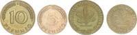Deutschland Lot 5 u.10 Pfennig BRD 5 und 10 Pfennig 1967 G -