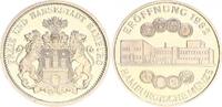 Deutschland / Bundesrepublik Medaille / Rs: Stempel 3 Mark Hamburg Hamburger Münze: Eröffnung 1982, Rs: Stempel 3 Mark Hamburg , -