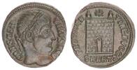 Antike / Römische Kaiserzeit Follis Bronze Constantinus Bronzemünze Lagertor -