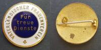 Weimarer Republik Orden Väterlicher Frauenverein Für treue Dienste, seltenes Abzeichen! -