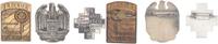 Deutschland / Weimarer Republik/ 3.Reich Orden 3 Turnfestanstecker, 1926, 1928, 1933 -