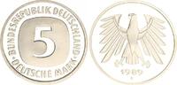 Deutschland / Bundesrepublik 5 Mark 5 DM Kursmünze 1989F TOP-Erhaltung ! Polierte Platte (PP, Proof) -