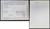 Deutschland / 3. Reich Adolf Hitler Spende "Blanko" Adolf Hitler Spende der deutschen Wirtschaft N° 433209 Kyffhäuser -