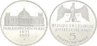 Bundesrepublik Deutschland 5 Mark Silber Gedenkmünze Reichsgründung J.409 -