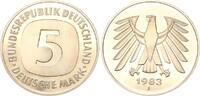 Deutschland / Bundesrepublik 5 Mark 5 DM Kursmünze 1983J TOP-Erhaltung ! Polierte Platte (PP, Proof) -