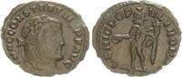 Laureatus 305-306 Antike / Römische Kaiserzeit Constantius. Genius n.l. opfernd, Münzstätte Siscia ss-vz