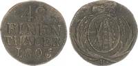 Sachsen - Altdeutschland 1/48 Taler Sachsen 1/48 Taler 1806 Friedrich August I -