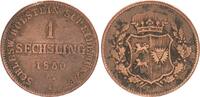 Schleswig-Holstein 1 Sechsling 1 Sechsling 1850, Schleswig-Holstein -