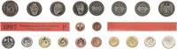 Deutschland / BRD / Kurssatz 1Pf. bis 5 DM Kurssatz Bundesrepublik Deutschland 1997 F Einzelplatte Stempelglanz -