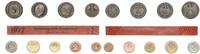Deutschland / BRD / Kurssatz 1Pf. bis 5 DM BRD Kurssatz Einzelplatte 1977 J Stempelglanz -