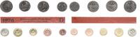 Deutschland / BRD / Kurssatz 1Pf. bis 5 DM BRD Kurssatz Einzelplatte 1976 D Stempelglanz -