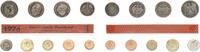 Deutschland / BRD / Kurssatz 1Pf. bis 5 DM BRD Kurssatz Einzelplatte 1976 J Stempelglanz -