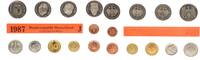 Deutschland / BRD / Kurssatz 1Pf. bis 5 DM BRD Kurssatz Einzelplatte 1987 J Stempelglanz -
