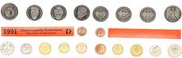 Deutschland / BRD / Kurssätze 1Pf. bis 5 DM BRD Kurssatz Einzelplatte 1991 D Stempelglanz -