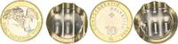 Schweiz 10 Franken+Rohling entwertet Schweiz 10 Franken 2008 Steinadler mit dazu gehörigem entwerteten Rohling !!! -