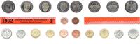 Deutschland / BRD / Kurssätze 1Pf. bis 5 DM BRD Kurssatz Einzelplatte 1992 F Stempelglanz -