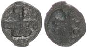 Antike / Byzanz Kleinbronze Roman II. (I.) Lekapenos Bronze Cherson Monogramm Kreuz -