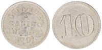 Oldenburg Wertmarke zu 10 Oldenburg, Wertmarke Offizier-Casino Inf Reg No 91 -