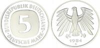 Deutschland / Bundesrepublik 5 Mark 5 DM Kursmünze 1984G TOP-Erhaltung ! Polierte Platte (PP, Proof) -
