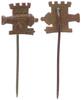 Kolonien / Schutztruppen China, Macau Anstecker Kolonien/China, Schutztruppen China, Anstecker Kanone auf Macau -