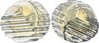 Deutschland 2 Euro Fehlprägung 2 Euro Fehlprägung, 2x geprägt, entwertet -