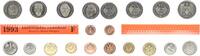 Deutschland / BRD / Kurssätze 1Pf. bis 5 DM BRD Kurssatz Einzelplatte 1993 F Stempelglanz -