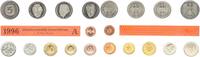 Deutschland / BRD / Kurssatz 1Pf. bis 5 DM Kurssatz Bundesrepublik Deutschland 1996 A Einzelplatte Stempelglanz -