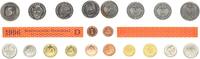Deutschland / BRD / Kurssatz 1Pf. bis 5 DM Kurssatz Bundesrepublik Deutschland 1996 D Einzelplatte Stempelglanz -
