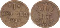 Frankfurt - Altdeutschland 1 Heller Frankfurt 1 Heller 1837 -